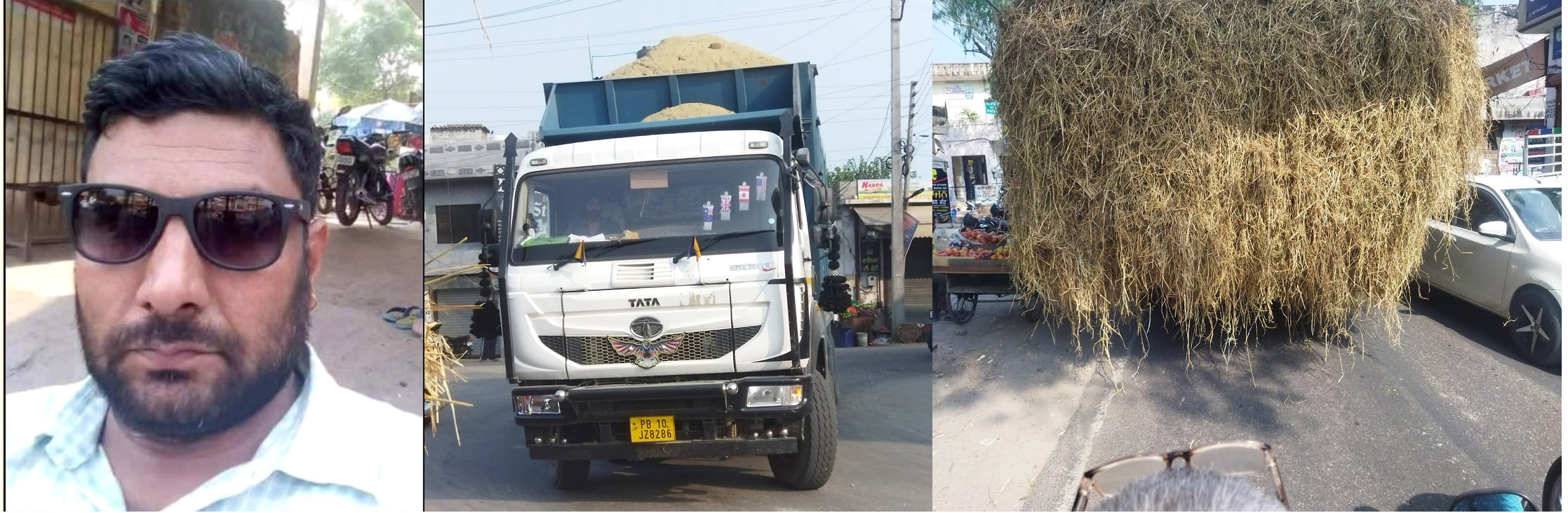 Overloaded tipper trucks and unnumbered trolleys have become a death trap in Garhshankar; Adarsh Social Welfare Society demands the government take action.